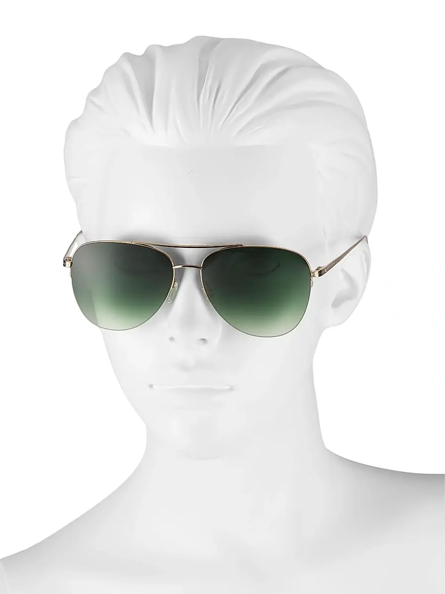 BARTON PERREIRA Men's Core Chevalier 57MM Aviator Sunglasses | Thumbnail 3 BARTON PERREIRA Men's Core Chevalier 57MM Aviator Sunglasses | Thumbnail 3