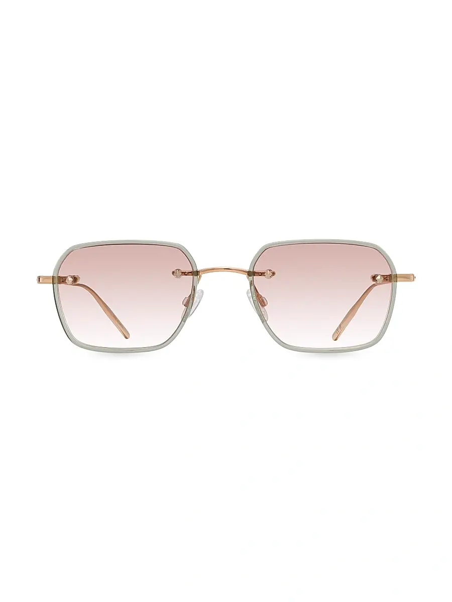 BARTON PERREIRA Men's Rimless Louie 49MM Rectangular Sunglasses | Thumbnail 2 BARTON PERREIRA Men's Rimless Louie 49MM Rectangular Sunglasses | Thumbnail 2
