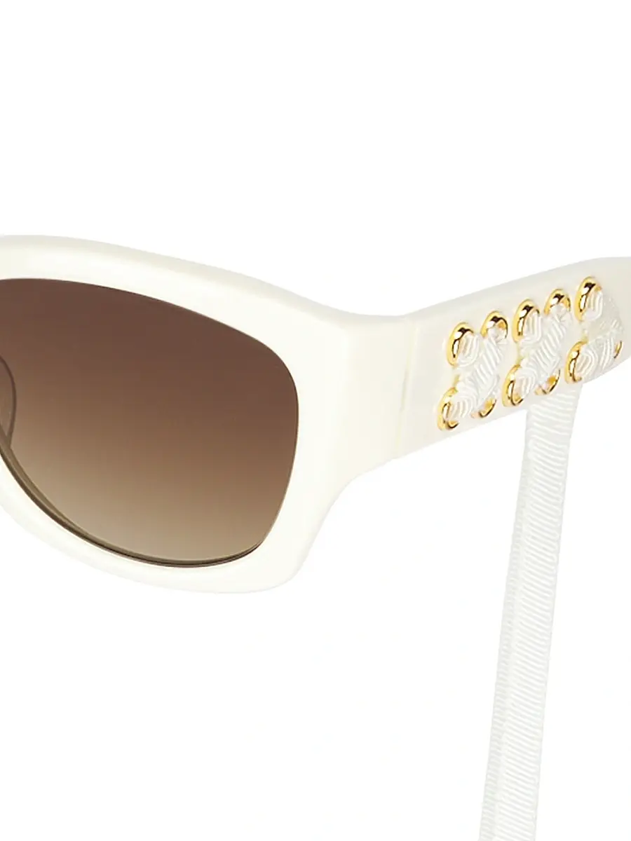 BARTON PERREIRA Women's Cora 56MM Rectangular Sunglasses | Thumbnail 3 BARTON PERREIRA Women's Cora 56MM Rectangular Sunglasses | Thumbnail 3