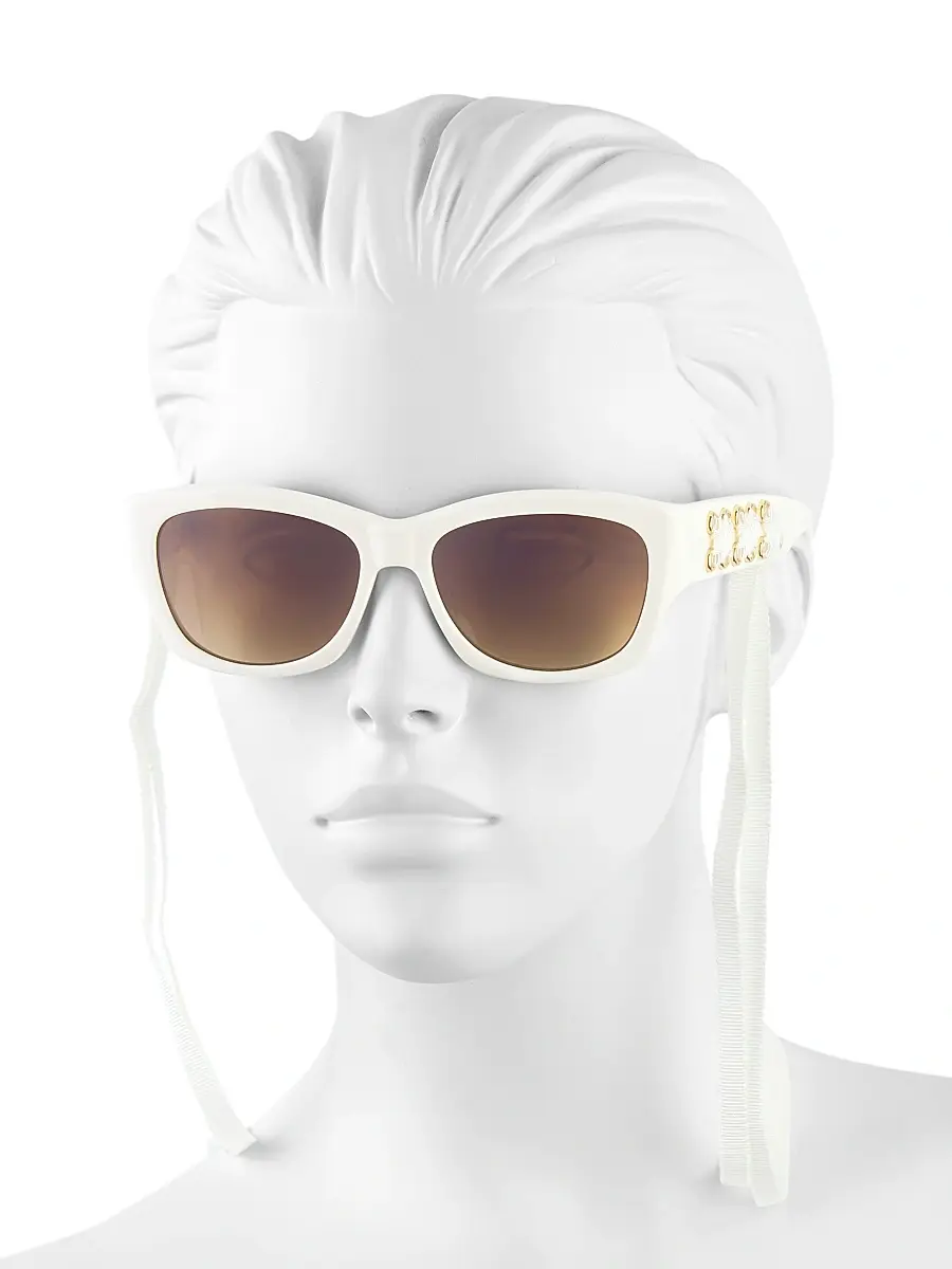 BARTON PERREIRA Women's Cora 56MM Rectangular Sunglasses | Thumbnail 4 BARTON PERREIRA Women's Cora 56MM Rectangular Sunglasses | Thumbnail 4