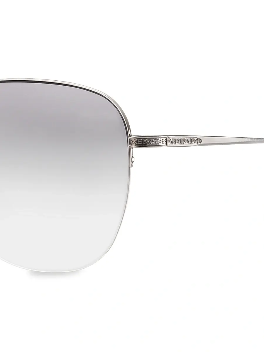 BARTON PERREIRA Women's 62MM Aviator Sunglasses | Thumbnail 3 BARTON PERREIRA Women's 62MM Aviator Sunglasses | Thumbnail 3