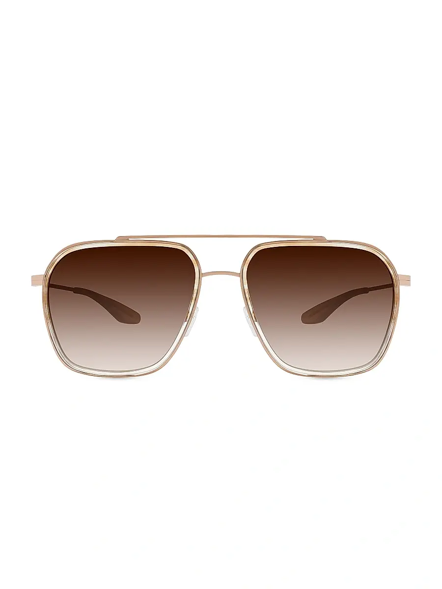 BARTON PERREIRA Women's Rizzo 60MM Navigator Sunglasses | Thumbnail 2 BARTON PERREIRA Women's Rizzo 60MM Navigator Sunglasses | Thumbnail 2