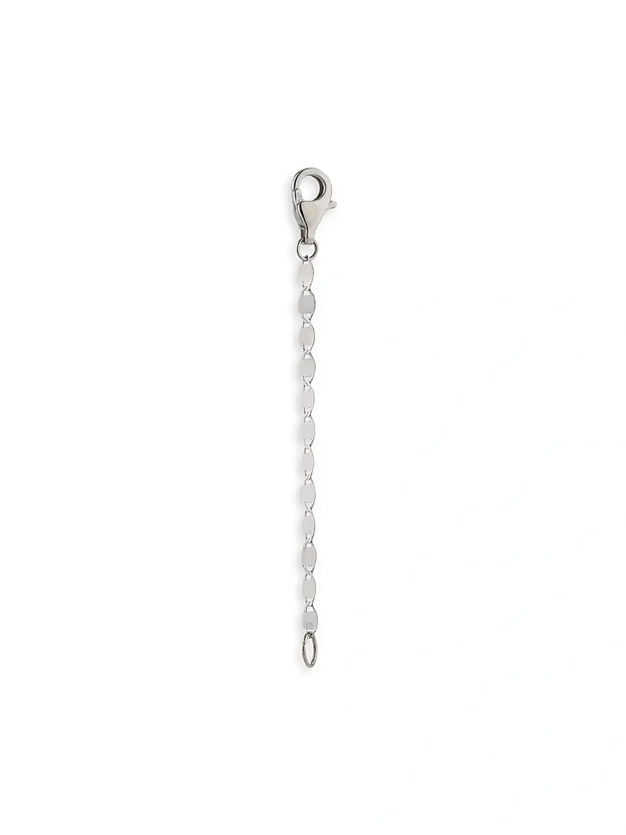 Lana Women's Petite Nude 14K White Gold Extender Disc Chain - White Gold | Image 1 Lana Women's Petite Nude 14K White Gold Extender Disc Chain - White Gold | Image 1