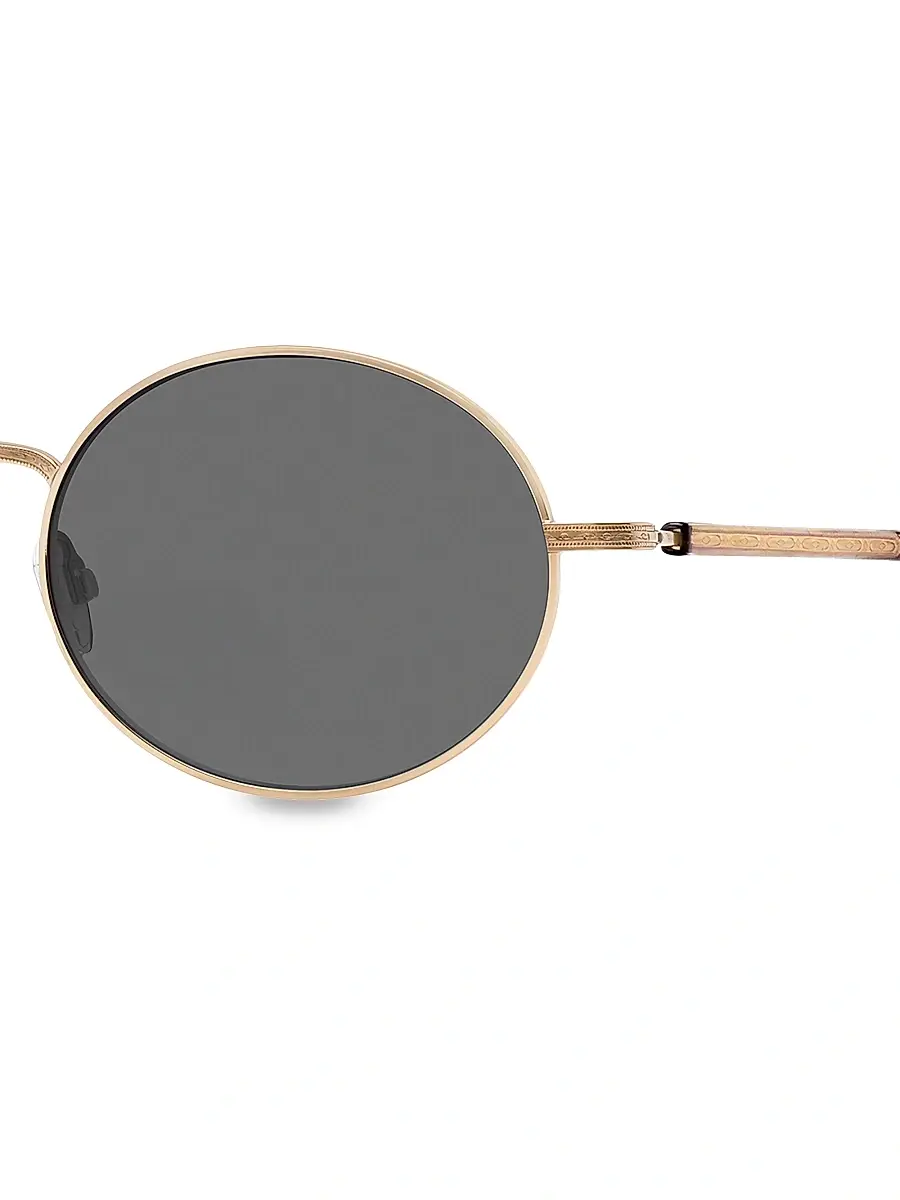 BARTON PERREIRA Women's Anamcara 52MM Round Acetate Sunglasses | Thumbnail 4 BARTON PERREIRA Women's Anamcara 52MM Round Acetate Sunglasses | Thumbnail 4
