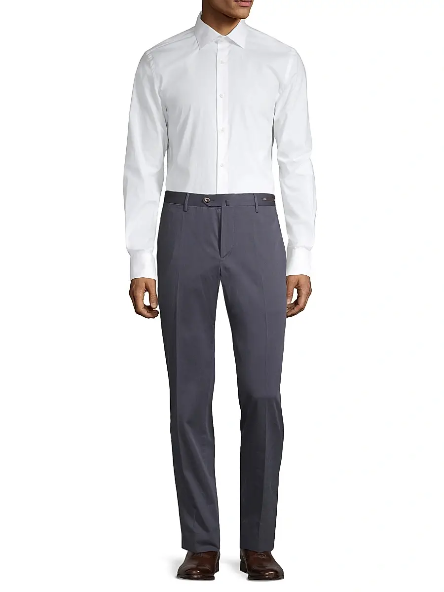 PT Torino Men's Slim-Fit Silk-Blend SilkOchino Trousers | Thumbnail 2 PT Torino Men's Slim-Fit Silk-Blend SilkOchino Trousers | Thumbnail 2