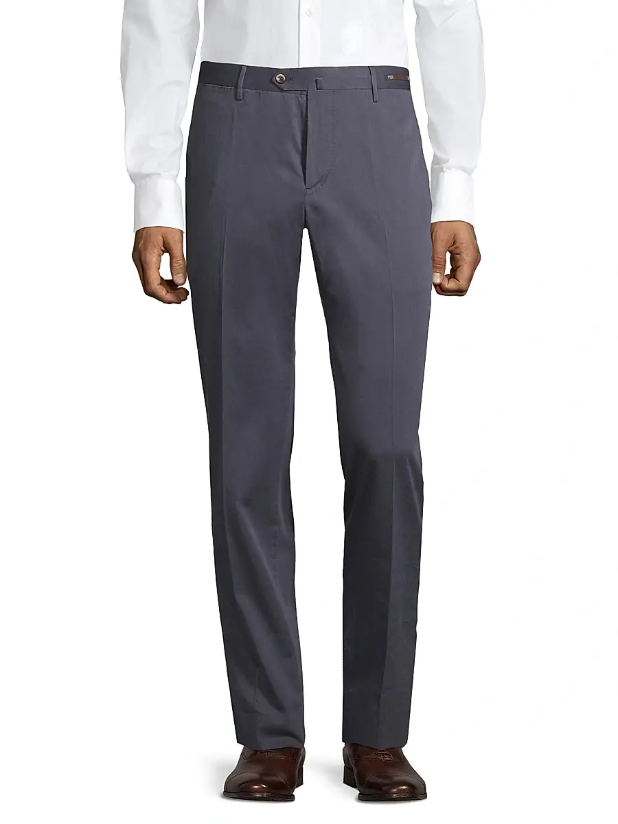 PT Torino Men's Slim-Fit Silk-Blend SilkOchino Trousers | Thumbnail 3 PT Torino Men's Slim-Fit Silk-Blend SilkOchino Trousers | Thumbnail 3