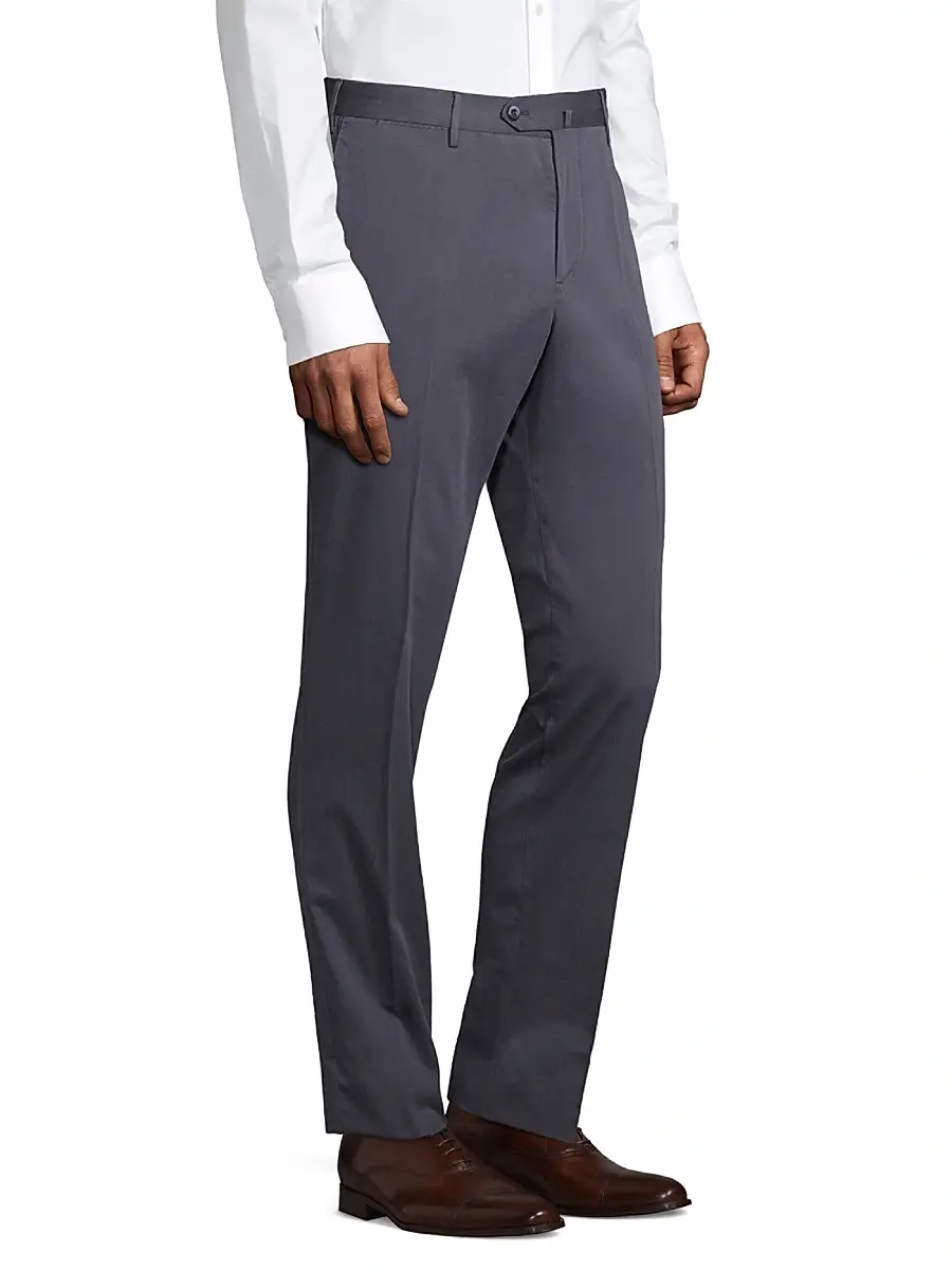 PT Torino Men's Slim-Fit Silk-Blend SilkOchino Trousers | Thumbnail 4 PT Torino Men's Slim-Fit Silk-Blend SilkOchino Trousers | Thumbnail 4