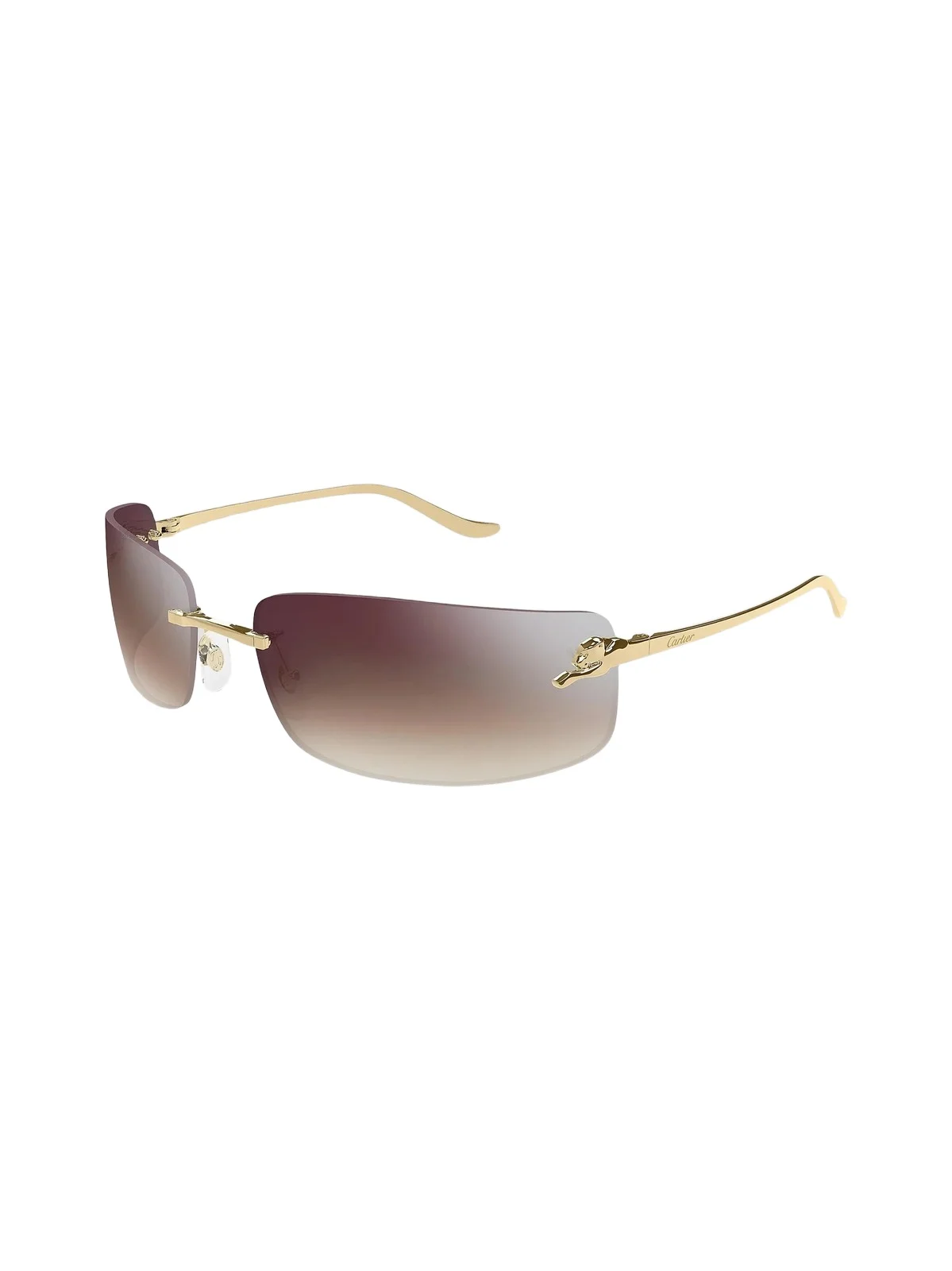 Cartier Women's Panthère Classic 71MM Rectangular Sunglasses