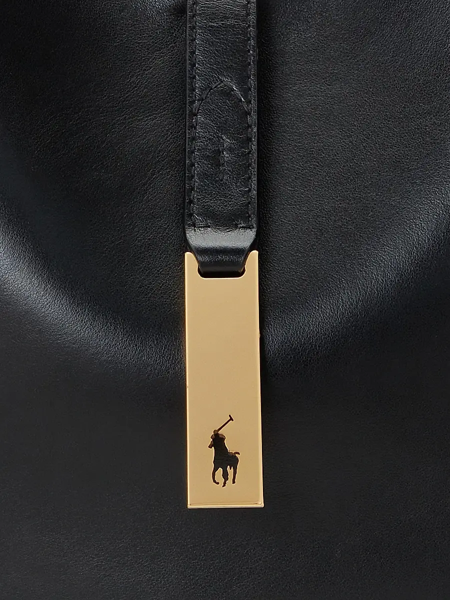 Polo Ralph Lauren Women's Polo ID Small Leather Bag | Thumbnail 6 Polo Ralph Lauren Women's Polo ID Small Leather Bag | Thumbnail 6