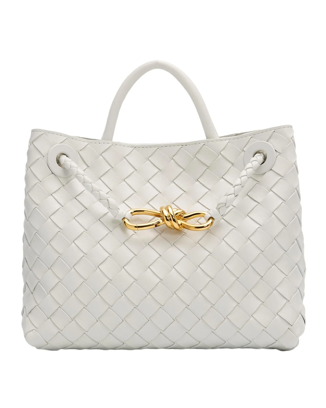 Bottega Veneta Andiamo Small Leather Top-Handle Bag