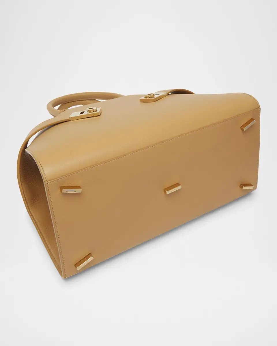 Ferragamo Hug Small Leather Top-Handle Bag | Thumbnail 7 Ferragamo Hug Small Leather Top-Handle Bag | Thumbnail 7
