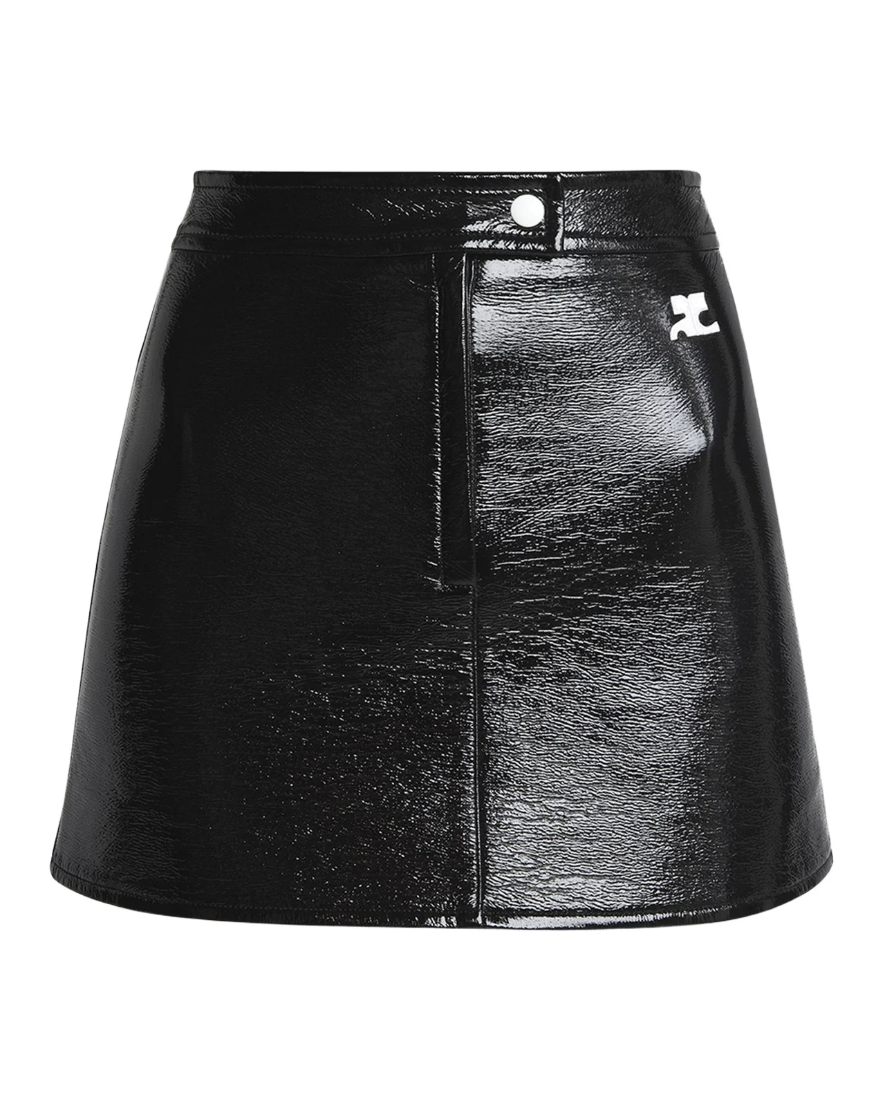 Reedition Vinyl Mini Skirt