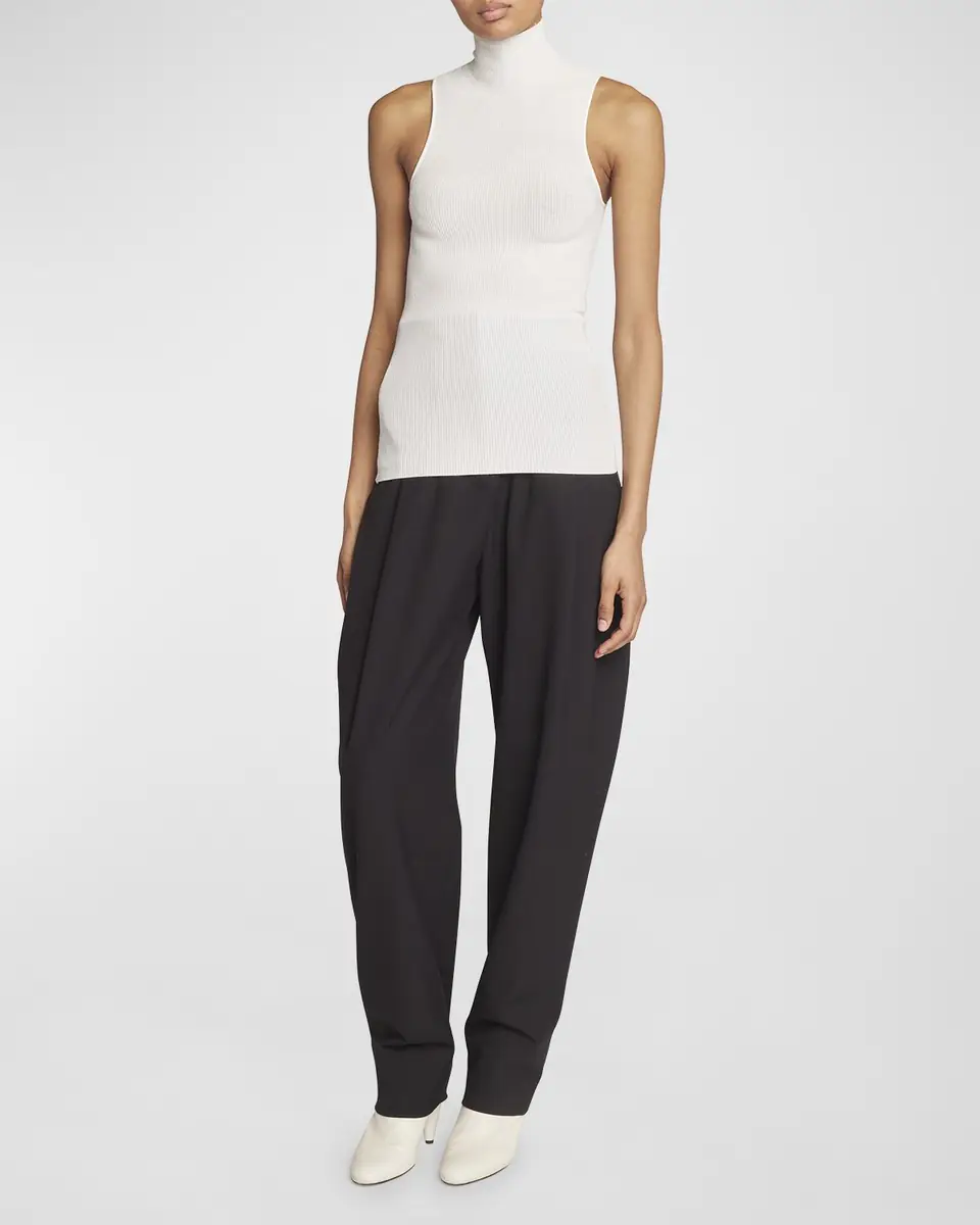 Proenza Schouler Matte Viscose Knit Ribbed Top | Thumbnail 2