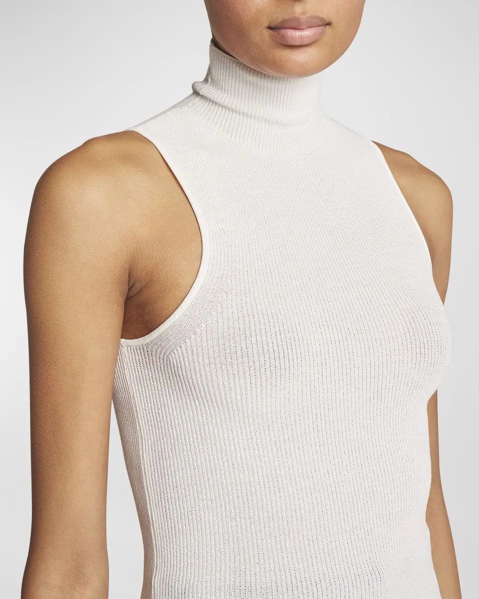 Proenza Schouler Matte Viscose Knit Ribbed Top | Thumbnail 5