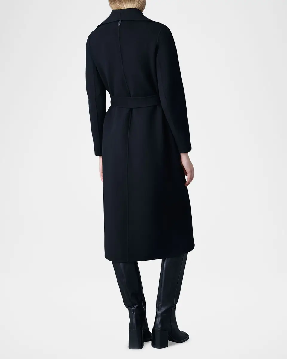 Mackage Mai Wool Belted Wrap Coat | Thumbnail 3