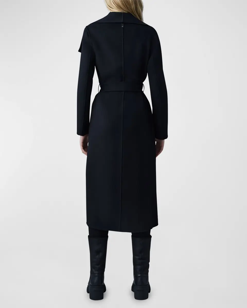Mackage Mai Wool Belted Wrap Coat | Thumbnail 4