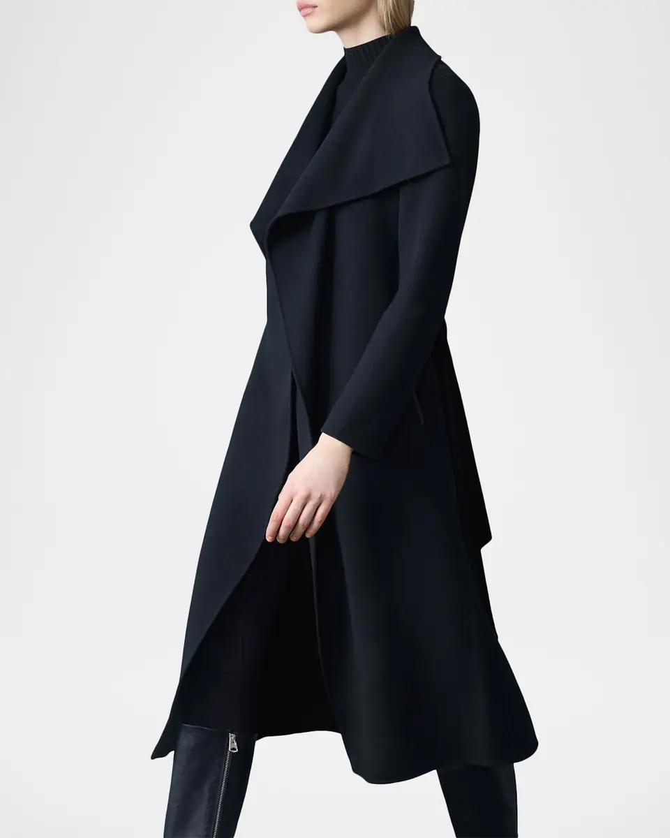 Mackage Mai Wool Belted Wrap Coat | Thumbnail 5