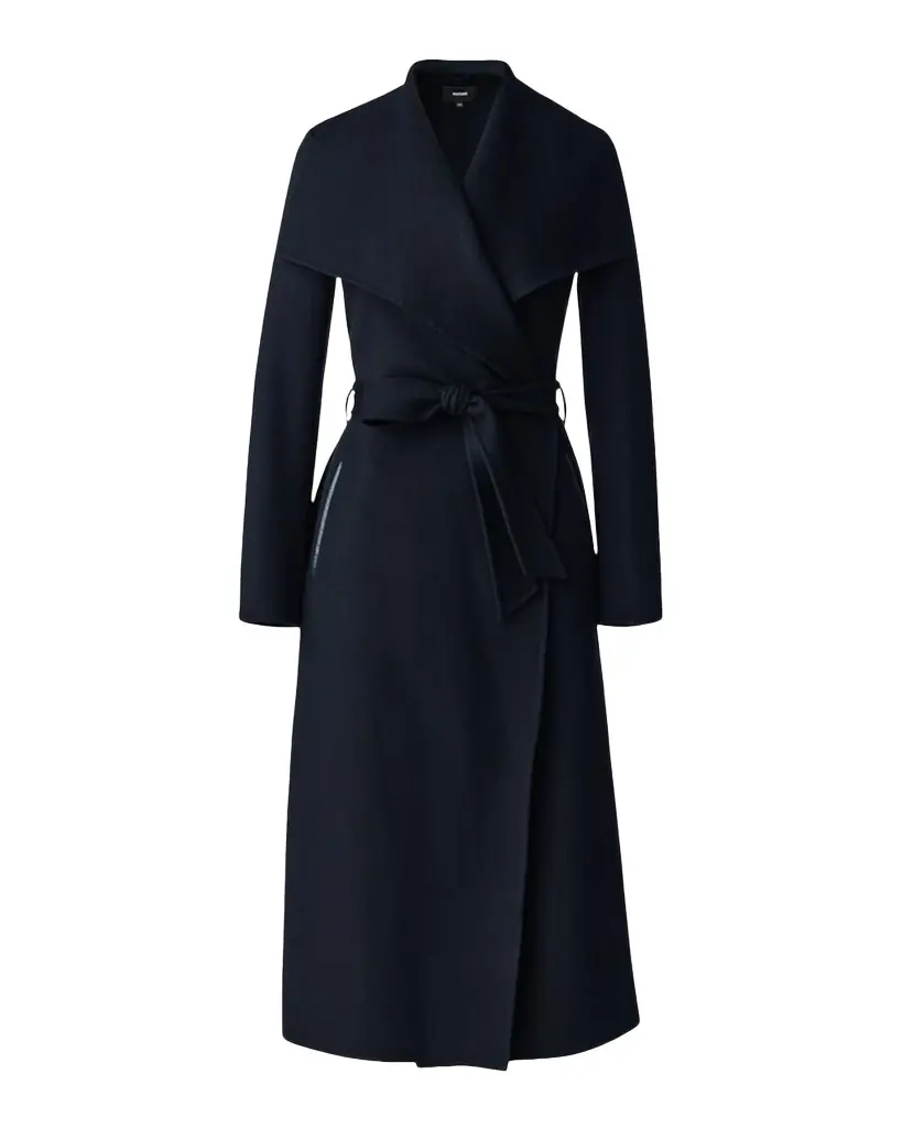 Mackage Mai Wool Belted Wrap Coat | Image 1 Mackage Mai Wool Belted Wrap Coat | Image 1