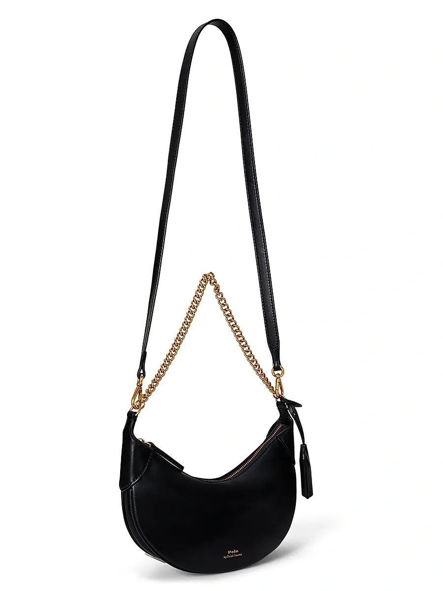 Polo Ralph Lauren Women's Chain Mini Polo ID Bag | Thumbnail 4 Polo Ralph Lauren Women's Chain Mini Polo ID Bag | Thumbnail 4