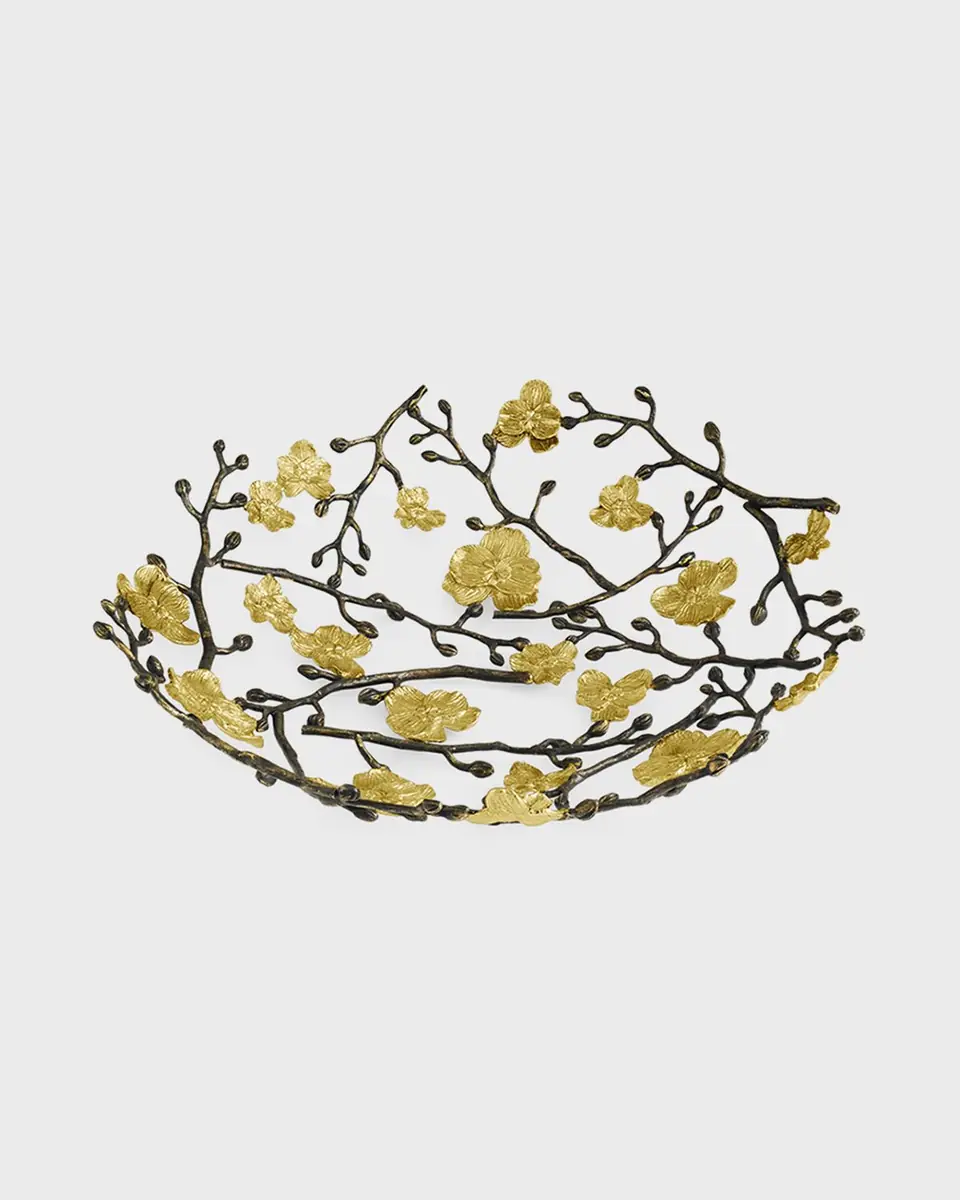 Michael Aram Gold Orchid Centerpiece Bowl | Thumbnail 2
