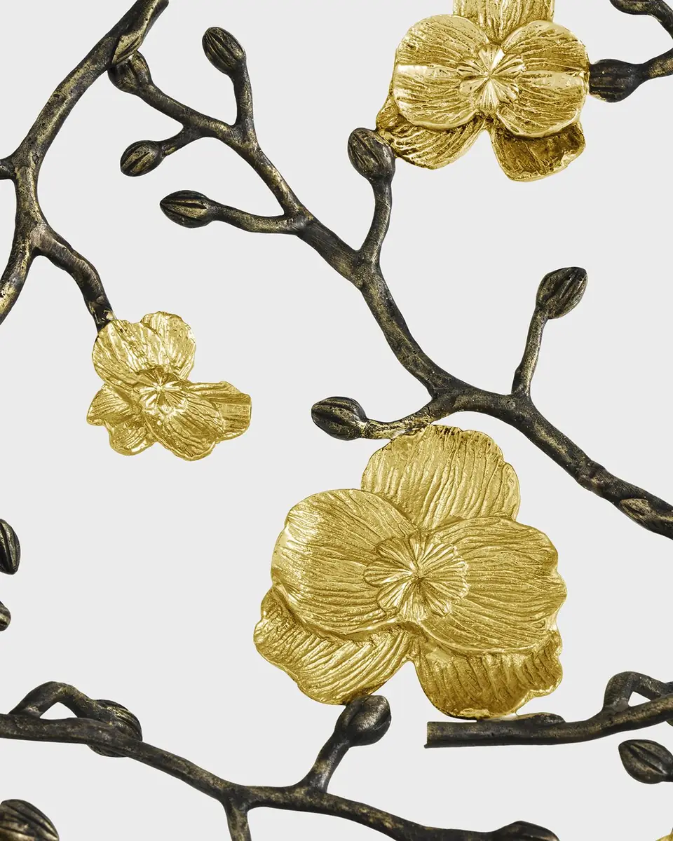 Michael Aram Gold Orchid Centerpiece Bowl | Thumbnail 4