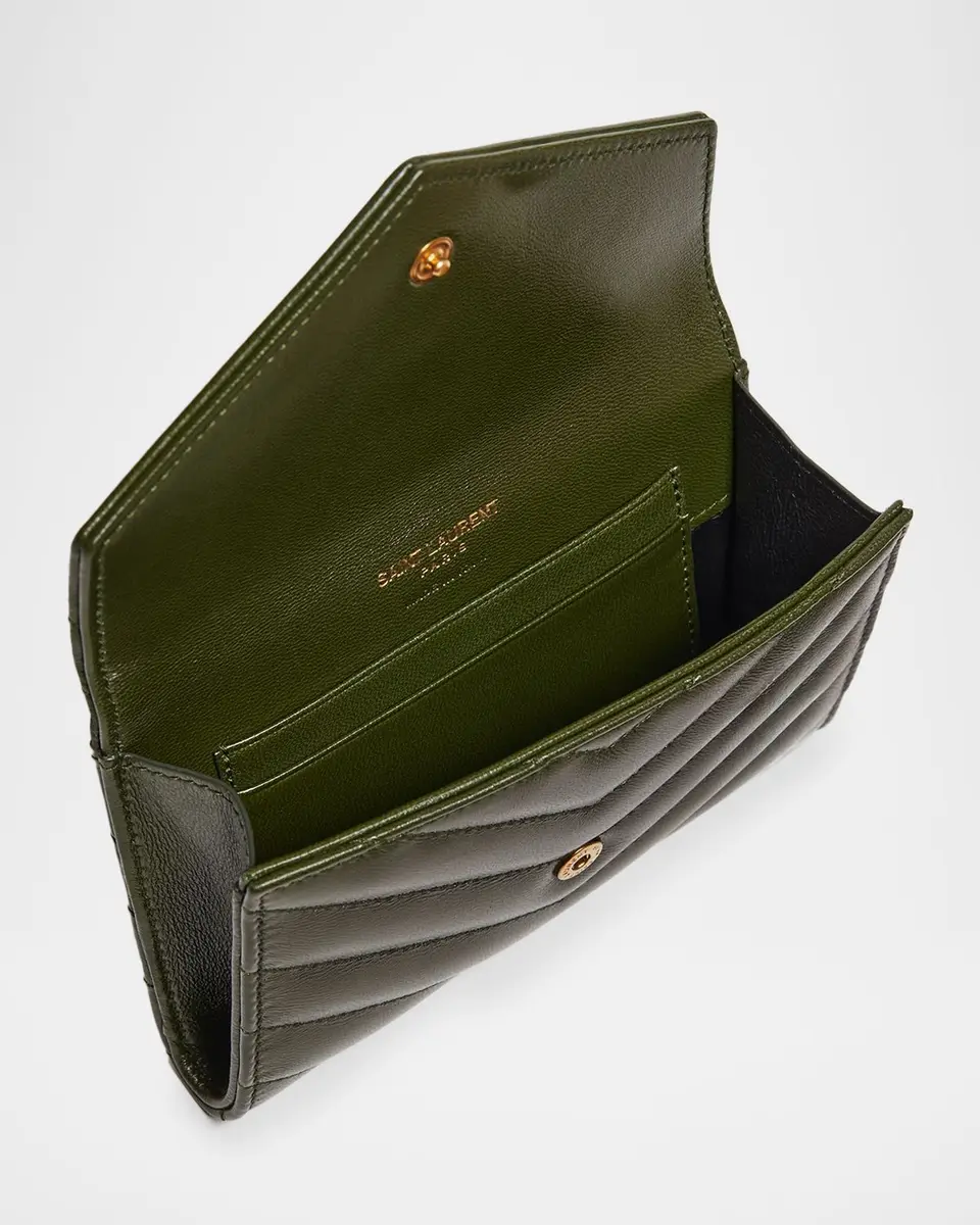 Saint Laurent YSL Monogram Small Flap Wallet in Smooth Leather | Thumbnail 4 Saint Laurent YSL Monogram Small Flap Wallet in Smooth Leather | Thumbnail 4