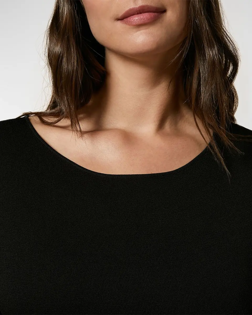 Marina Rinaldi Gabrielle Long-Sleeve A-Line Knit Midi Dress | Thumbnail 5 Marina Rinaldi Gabrielle Long-Sleeve A-Line Knit Midi Dress | Thumbnail 5