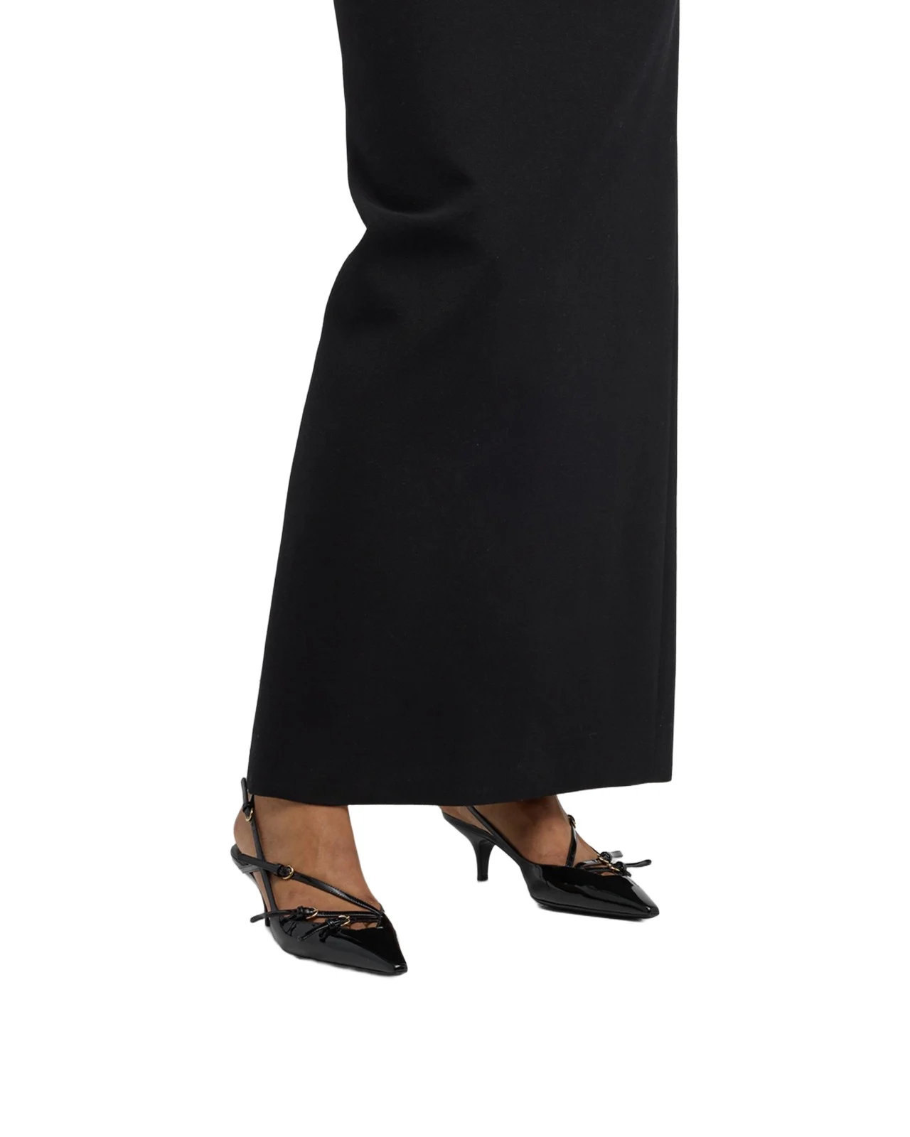 Patent Buckle-Trio Slingback Pumps