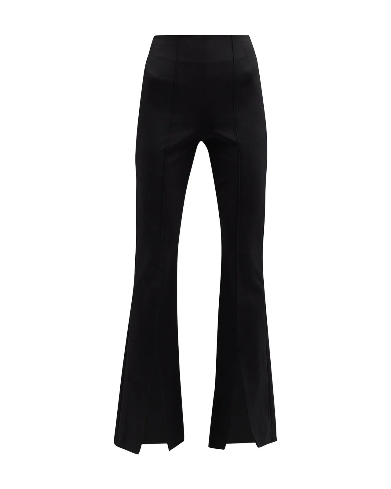 Emiko High-Waisted Slit-Cuff Pants Emiko High-Waisted Slit-Cuff Pants