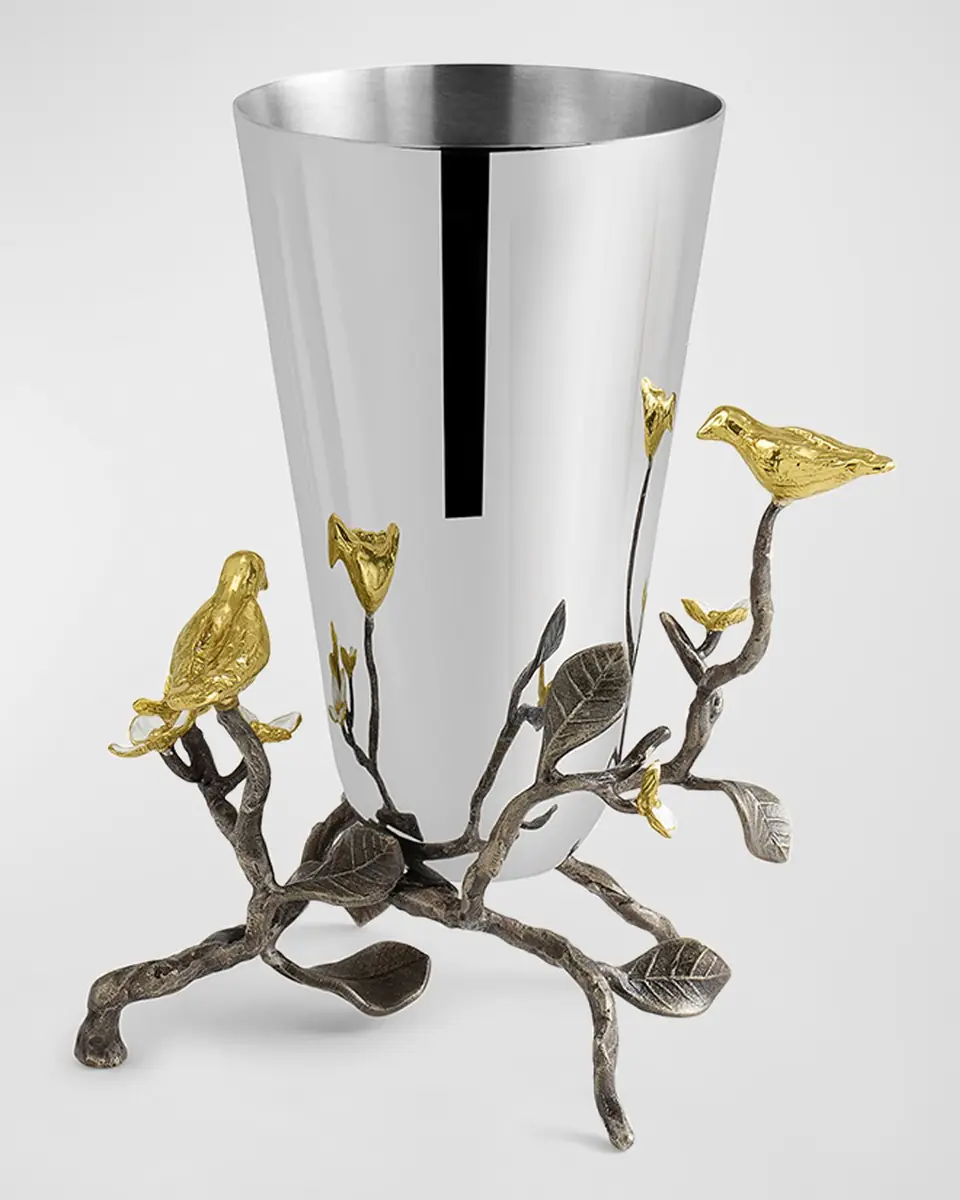 Michael Aram Lovebirds Small Vase | Thumbnail 2 Michael Aram Lovebirds Small Vase | Thumbnail 2
