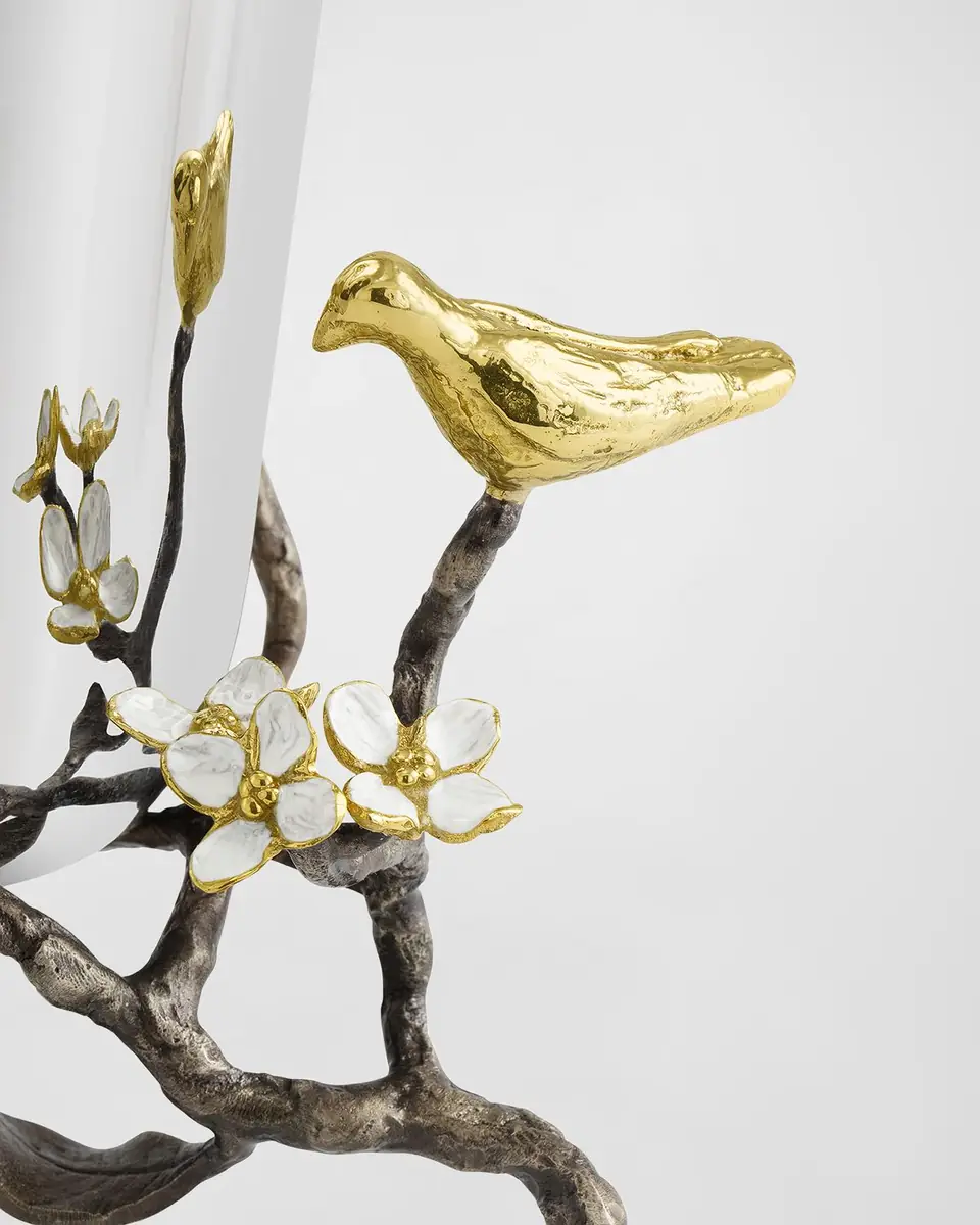 Michael Aram Lovebirds Small Vase | Thumbnail 5 Michael Aram Lovebirds Small Vase | Thumbnail 5