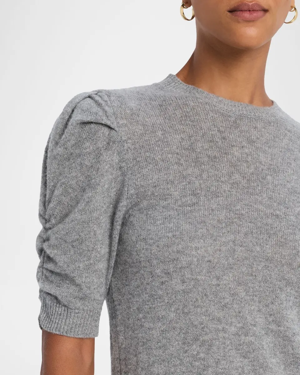 Frame Ruched Cashmere-Wool Sweater | Thumbnail 6 Frame Ruched Cashmere-Wool Sweater | Thumbnail 6