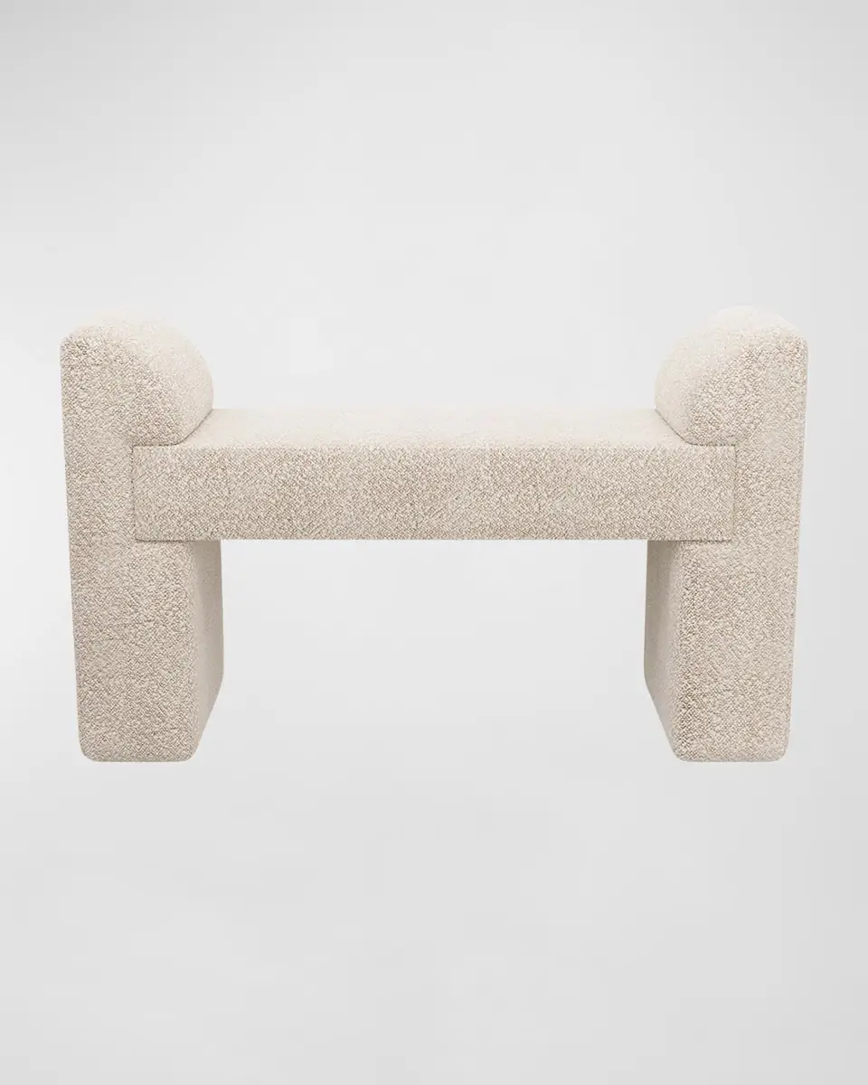 Arteriors Windemere Sherpa Bench - 49" | Thumbnail 2 Arteriors Windemere Sherpa Bench - 49" | Thumbnail 2