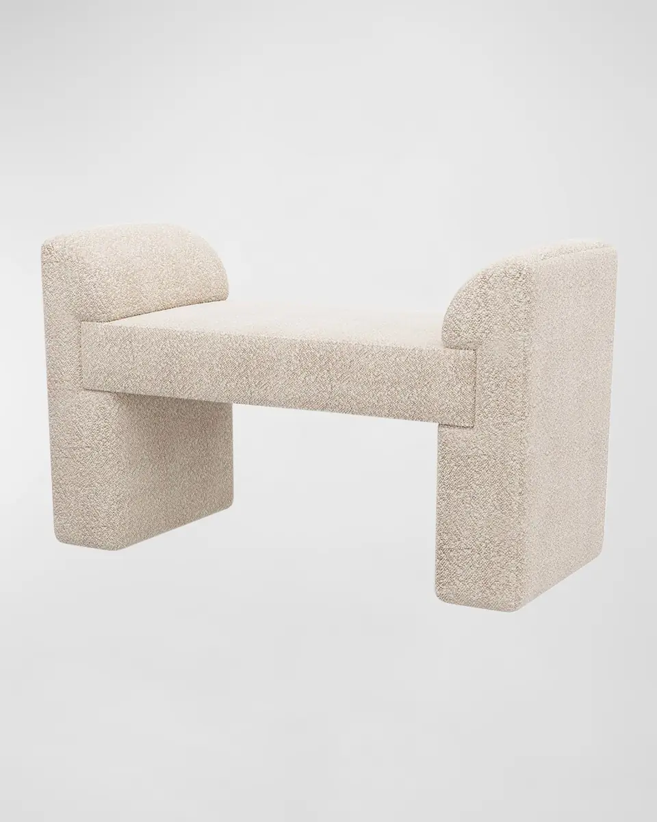 Arteriors Windemere Sherpa Bench - 49" | Thumbnail 3 Arteriors Windemere Sherpa Bench - 49" | Thumbnail 3