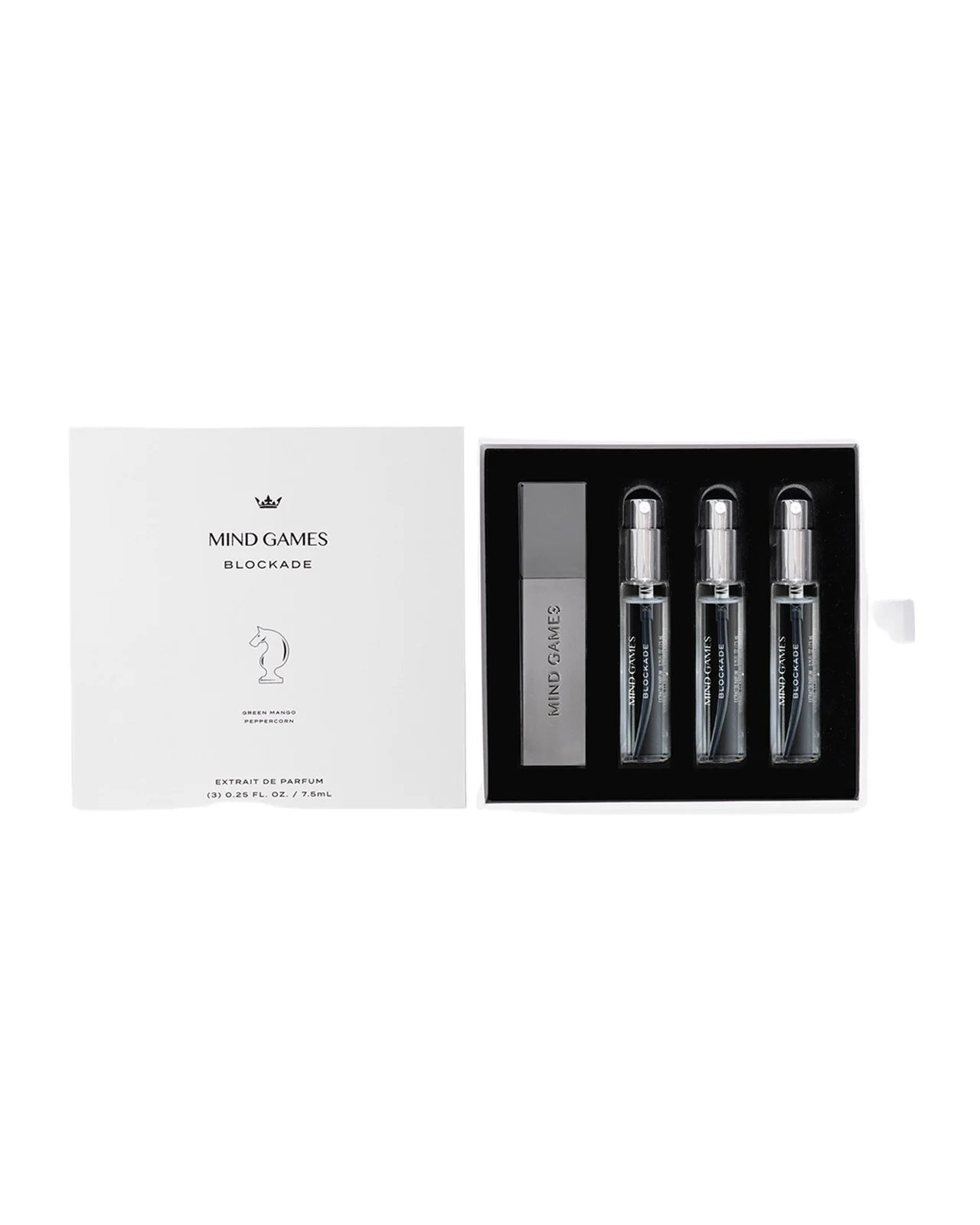 Mind Games Blockade Travel Trio Set, 3 x 0.25 oz.