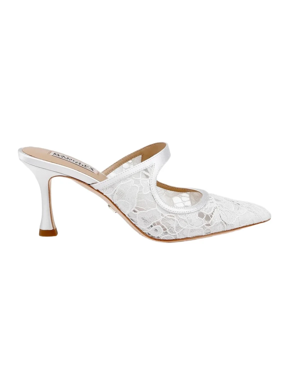 Women's Oaklyn 75MM Lace Mules