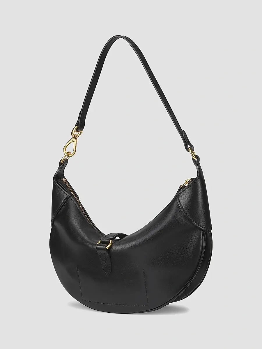 Polo Ralph Lauren Women's Mini Polo ID Leather Shoulder Bag | Thumbnail 4 Polo Ralph Lauren Women's Mini Polo ID Leather Shoulder Bag | Thumbnail 4
