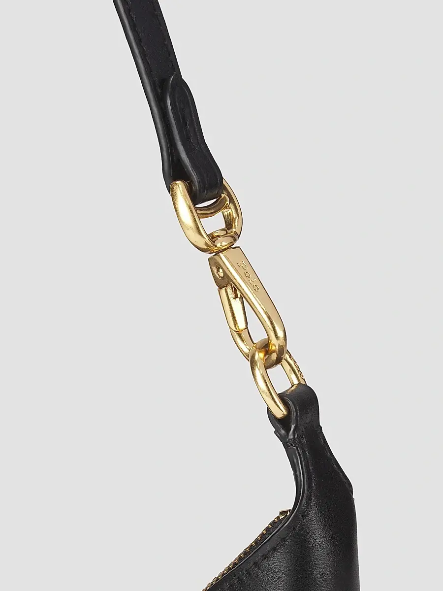 Polo Ralph Lauren Women's Mini Polo ID Leather Shoulder Bag | Thumbnail 5 Polo Ralph Lauren Women's Mini Polo ID Leather Shoulder Bag | Thumbnail 5