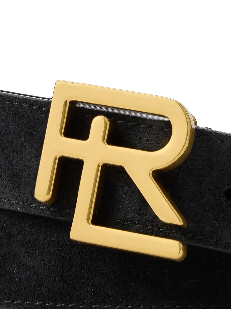 Polo Ralph Lauren Men's RL Suede Belt | Thumbnail 3 Polo Ralph Lauren Men's RL Suede Belt | Thumbnail 3