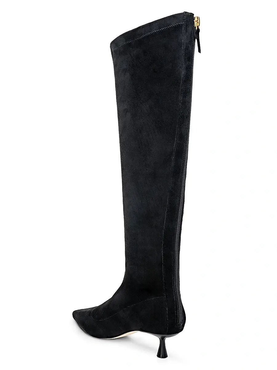 L'Agence Women's Emilie 65MM Suede Boots | Thumbnail 3 L'Agence Women's Emilie 65MM Suede Boots | Thumbnail 3