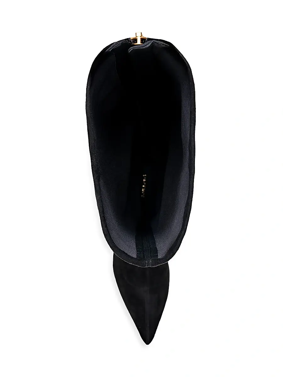 L'Agence Women's Emilie 65MM Suede Boots | Thumbnail 5 L'Agence Women's Emilie 65MM Suede Boots | Thumbnail 5