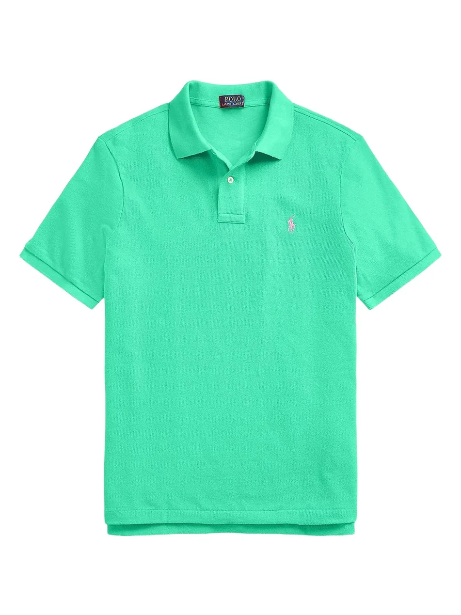 Men's Cotton Mesh Slim-Fit Polo Shirt Men's Cotton Mesh Slim-Fit Polo Shirt