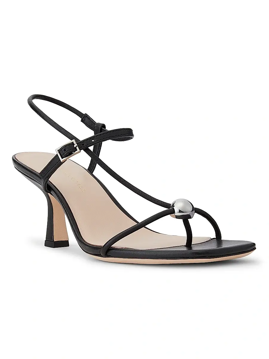 Loeffler Randall Women's Triana 70MM Leather Sandals | Thumbnail 2 Loeffler Randall Women's Triana 70MM Leather Sandals | Thumbnail 2