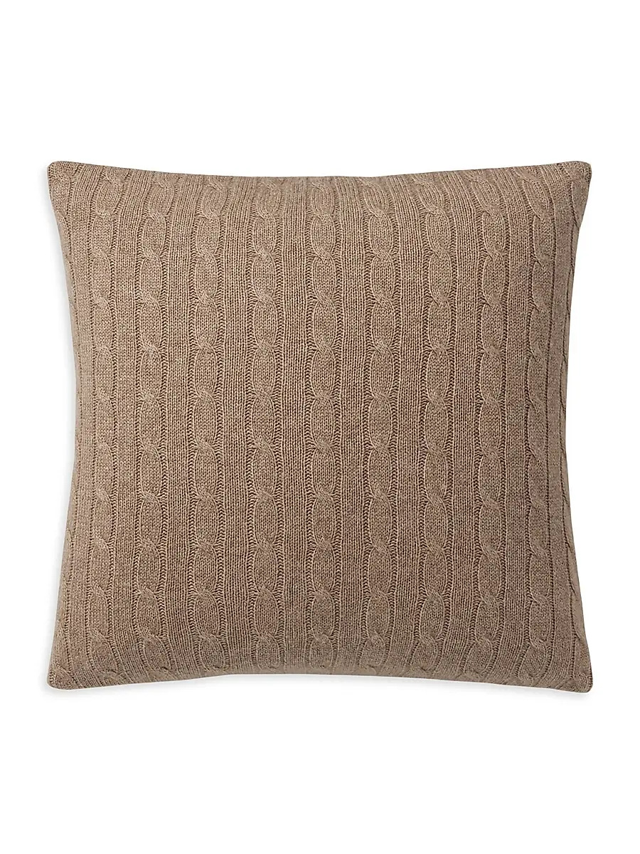 Ralph Lauren Cable-Knit Cashmere Throw Pillow | Thumbnail 5 Ralph Lauren Cable-Knit Cashmere Throw Pillow | Thumbnail 5