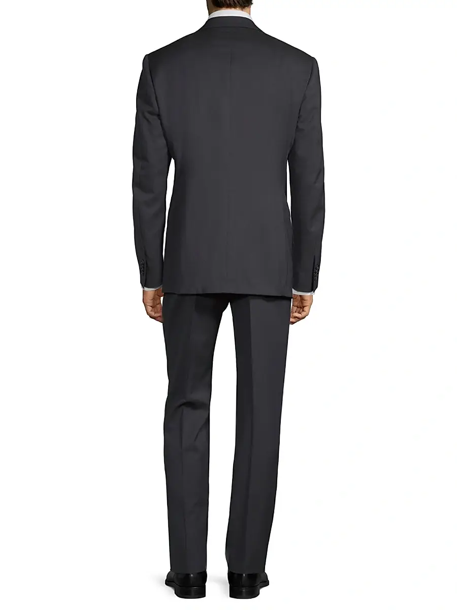 CORNELIANI Men's Regular-Fit Solid Woven Wool Suit | Thumbnail 4 CORNELIANI Men's Regular-Fit Solid Woven Wool Suit | Thumbnail 4
