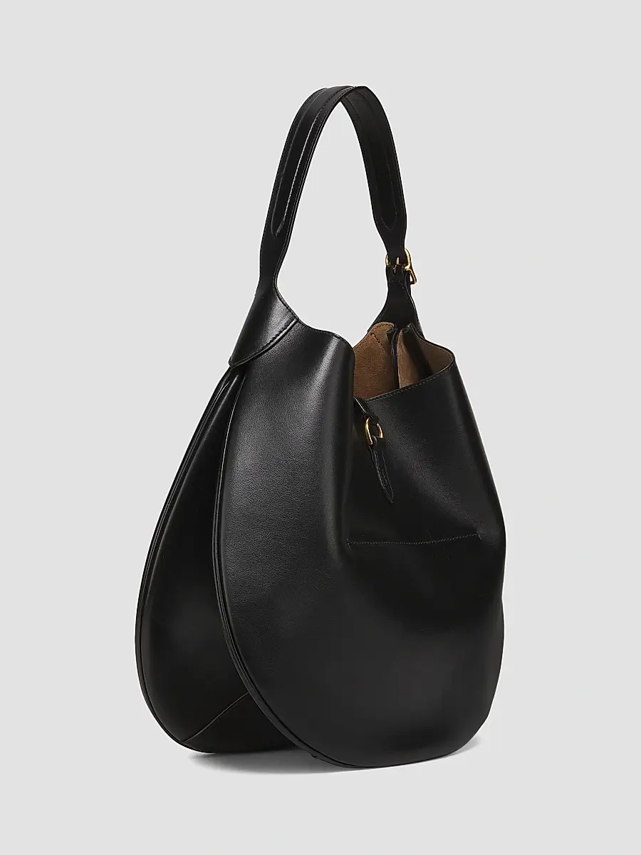Polo Ralph Lauren Women's Polo ID Large Leather Shoulder Bag | Thumbnail 3 Polo Ralph Lauren Women's Polo ID Large Leather Shoulder Bag | Thumbnail 3