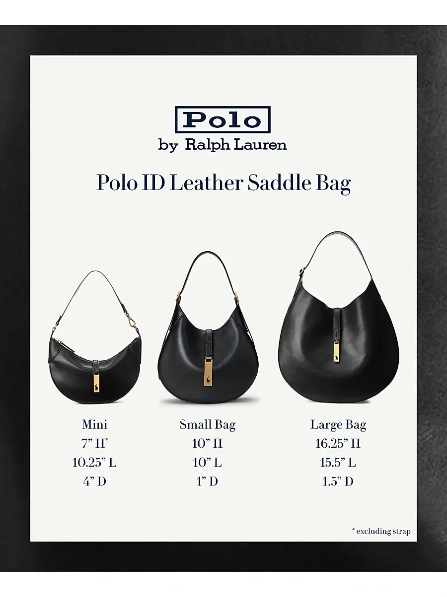 Polo Ralph Lauren Women's Polo ID Large Leather Shoulder Bag | Thumbnail 8 Polo Ralph Lauren Women's Polo ID Large Leather Shoulder Bag | Thumbnail 8