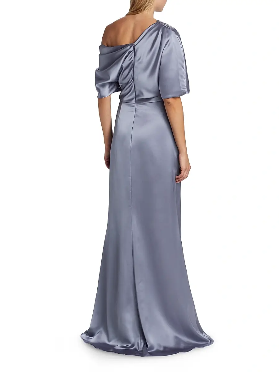 Amsale Women's Draped Off-The-Shoulder Gown | Thumbnail 5 Amsale Women's Draped Off-The-Shoulder Gown | Thumbnail 5