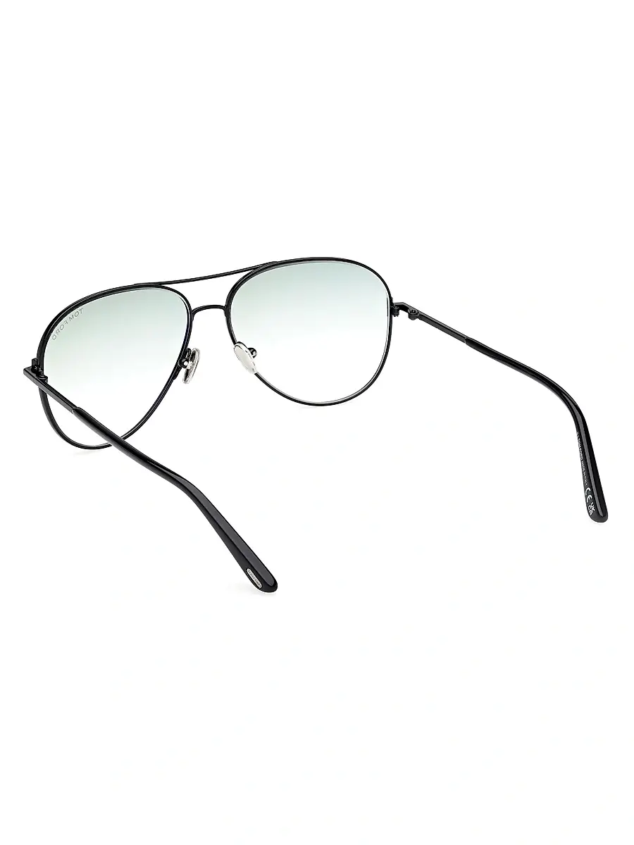 Tom Ford Women's Clark 59MM Aviator Sunglasses | Thumbnail 4 Tom Ford Women's Clark 59MM Aviator Sunglasses | Thumbnail 4