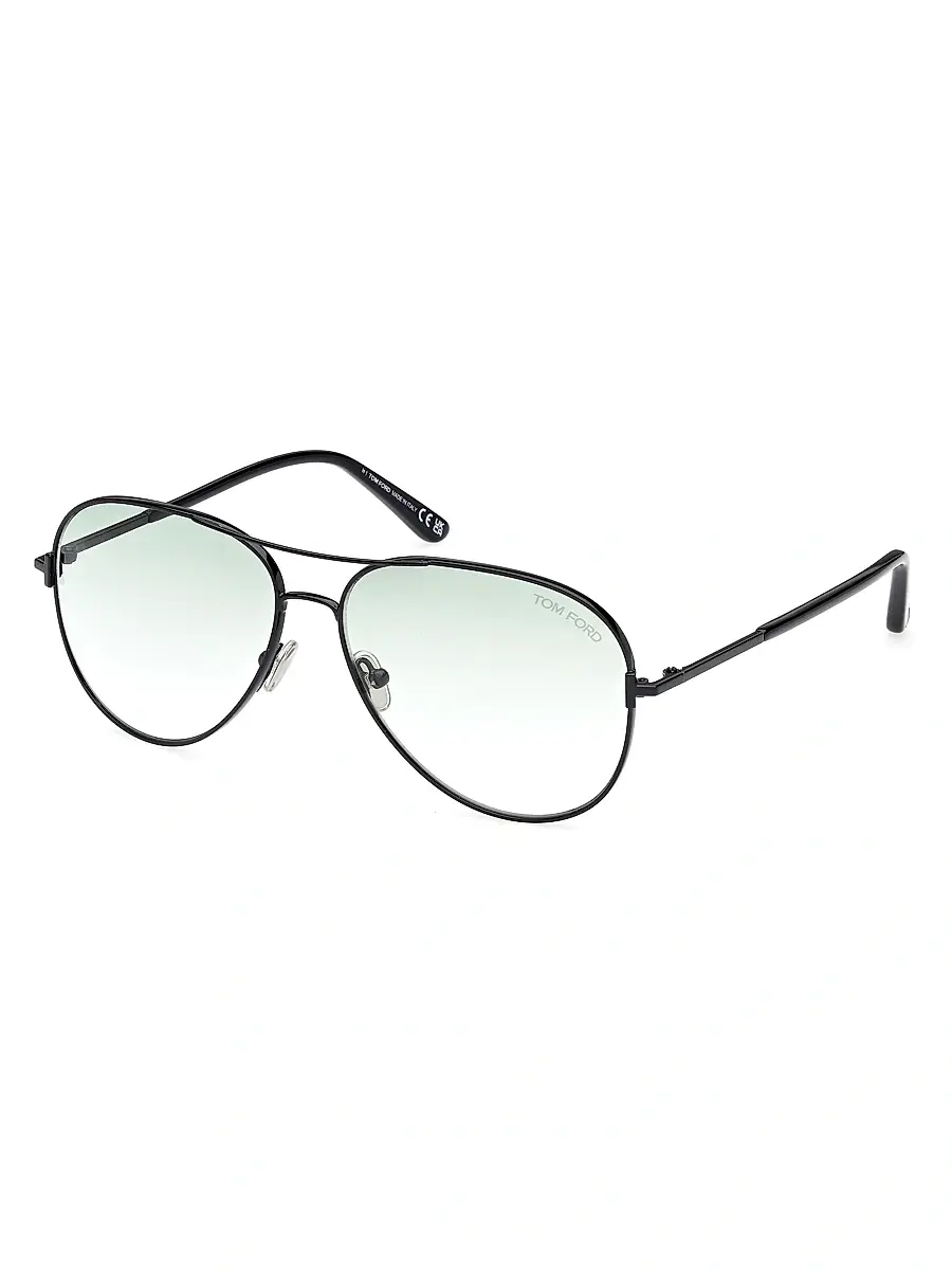 Tom Ford Women's Clark 59MM Aviator Sunglasses